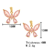 20Pcs Butterfly Shape Necklace Pendant DIY Charms Jewelry Findings