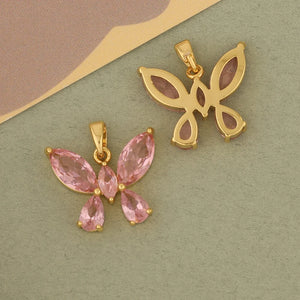 20Pcs Butterfly Shape Necklace Pendant DIY Charms Jewelry Findings
