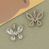 20Pcs Butterfly Shape Necklace Pendant DIY Charms Jewelry Findings