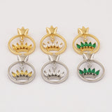 20Pcs Round Shape DIY Necklace Pendant Jewelry Findings & Components