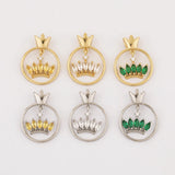 20Pcs Round Shape DIY Necklace Pendant Jewelry Findings & Components