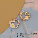 20Pcs CZ Heart Shape Charms for DIY Jewelry Making