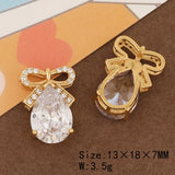 20Pcs CZ Charms Necklace Pendant DIY Making Jewelry Findings
