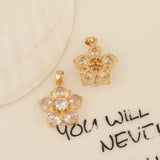 20Pcs Flowers Shape Pendant DIY Jewelry Making