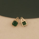 30Pcs Rhinestone Pendant Geometry Shape DIY Jewelry Findings Accessories
