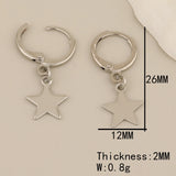 30Pcs Earrings Stud/Jewelry Accessories/Genuine Plating/DIY Making