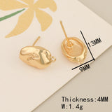 30Pcs Jewelry Accessories/Earrings Stud/Multi Shape/DIY Making