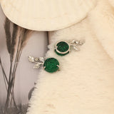 40Pcs Rhinestone Flower Shape Pendant for DIY Jewelry Making