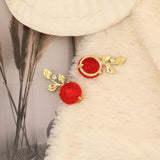 40Pcs Rhinestone Flower Shape Pendant for DIY Jewelry Making
