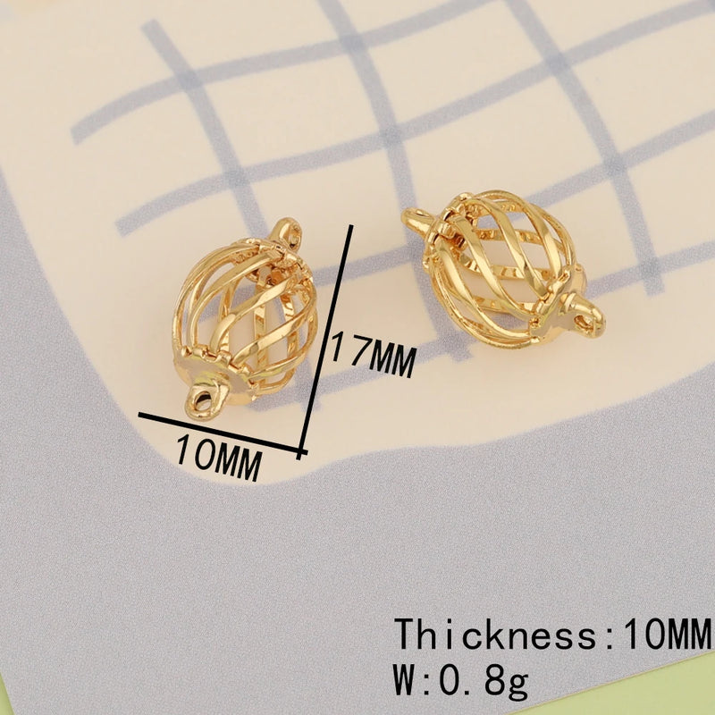 40Pcs Plating Jewelry Accessories Beads Multi Shapes Findings & Components