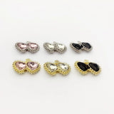 50Pcs Heart Shape Jewelry Accessories for DIY Making