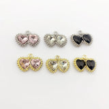 50Pcs Heart Shape Jewelry Accessories for DIY Making