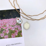 50Pcs Oval Shape Imitation Pearl Earrings Pendant Jewelry Findings