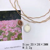50Pcs Oval Shape Imitation Pearl Earrings Pendant Jewelry Findings