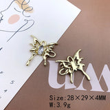 50Pcs Butterflys Shape Earrings Pendant Alloy Effect Hand Made Jewelry Findings