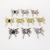 50Pcs Butterflys Shape Earrings Pendant Alloy Effect Hand Made Jewelry Findings