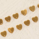 50Pcs Stainless Steel 8*8MM Geometric Shape DIY Jewelry Findings