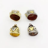 50Pcs Ghost Shape Earrings Pendant Pearl Jewelry Findings