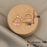 50Pcs CZ Charms Jewelry Accessories for DIY Making Earrings Necklace Pendants