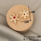 50Pcs CZ Charms Jewelry Accessories for DIY Making Earrings Necklace Pendants