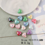 700Pcs Heart Shape Aurora Effect Bead for DIY Jewelry Making