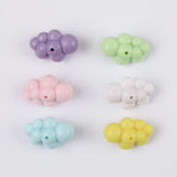 80Pcs 22*32MM Cloud Shape Acrylic Effect Beads