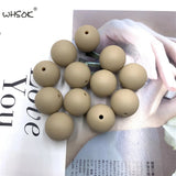 Mix Matte Bead Chunky Acrylic Solid Bead for Jewelry DIY