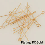 Copper Metal Eye Pins Findings for Jewelry Making