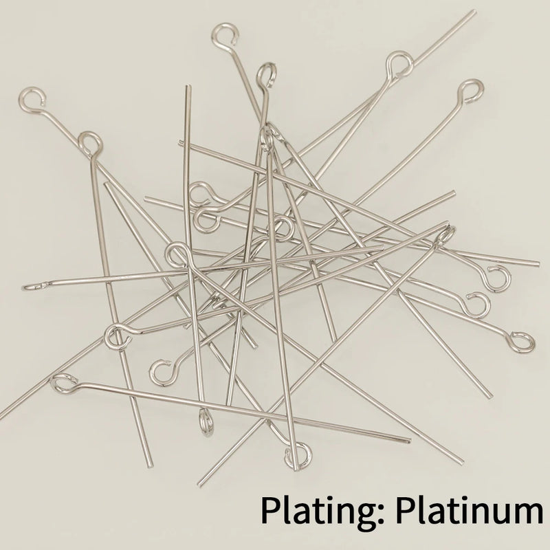 Copper Metal Eye Pins Findings for Jewelry Making