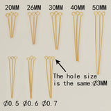 Copper Metal Eye Pins Findings for Jewelry Making