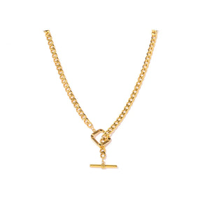 Punk OT Buckle Stainless Steel Choker Necklace