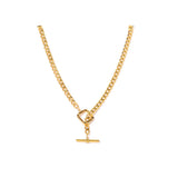 Punk OT Buckle Stainless Steel Choker Necklace