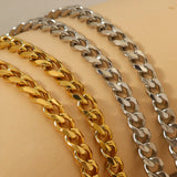 Punk OT Buckle Stainless Steel Choker Necklace