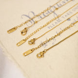 Stylish Stainless Steel Heart Pendant Necklace with Pearl Charms