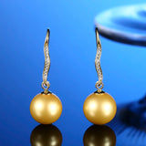 Zirconia Sterling Silver Long Earrings for Women