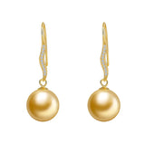 Zirconia Sterling Silver Long Earrings for Women