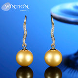 Zirconia Sterling Silver Long Earrings for Women