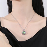 High Carbon Diamond Necklace S925 Silver Wedding Jewelry Gift