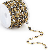 6mm Stainless Steel Evil Eye Chain Necklace Bracelet