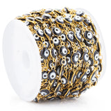 6mm Stainless Steel Evil Eye Chain Necklace Bracelet