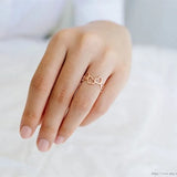 Romantic Heart Ring Adjustable for Women and Girl