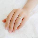 Romantic Heart Ring Adjustable for Women and Girl