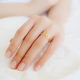 Romantic Heart Ring Adjustable for Women and Girl