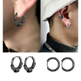 316L Surgical Stainless Steel Huggie Hoop Earrings For Men Women