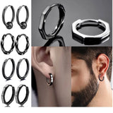 316L Surgical Stainless Steel Huggie Hoop Earrings For Men Women