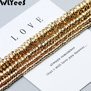 14 Hematite Beads 4-10mm Spacer Loose Bead for Jewelry Making DIY