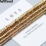 14 Hematite Beads 4-10mm Spacer Loose Bead for Jewelry Making DIY