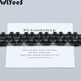 25Pcs 12*6mm Barbell Dumbbell Spacer Beads Natural Hematite Stone