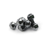 25Pcs 12*6mm Barbell Dumbbell Spacer Beads Natural Hematite Stone