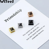 WLYeeS Tower Shape Charm Copper Rhinestone Spacer Beads for Jewelry Making